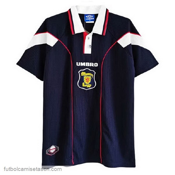 Tailandia Camiseta Escocia 1ª Retro 1996 1998 Azul